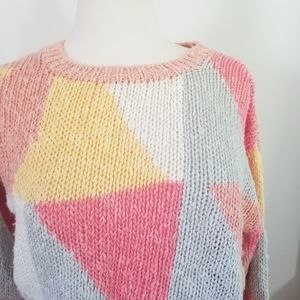 Saks vintage sweater Linen cotton blend